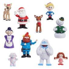 Rudolph The Red-Nosed Reindeer 10 Piece Christmas  Figure Set