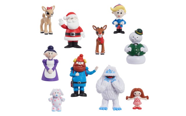  The Red-Nosed Reindeer 10 Piece Christmas  Figure Set