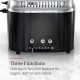  TR9250BKR Retro Style 4-Slice Toaster, Black