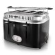  TR9250BKR Retro Style 4-Slice Toaster, Black