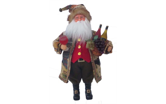 Santa’s Workshop 15″ Wine Tasting Claus Santa