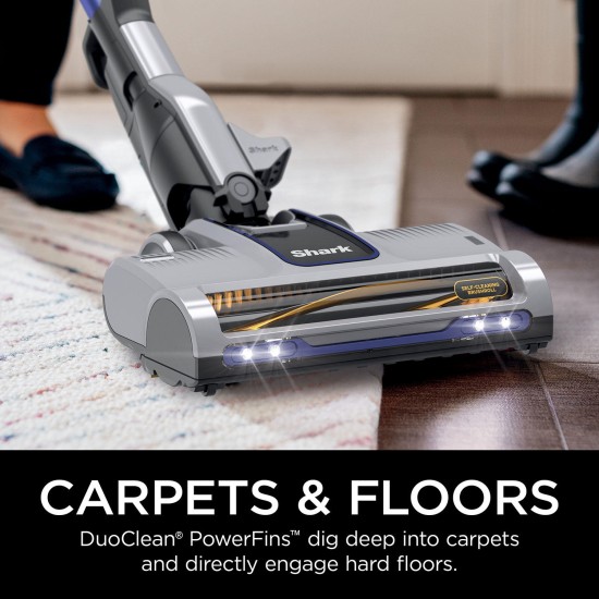  HZ255 Deep-Cleaning Power UltraLight Pet Corded Stick Vacuum with Self-Cleaning Brushroll