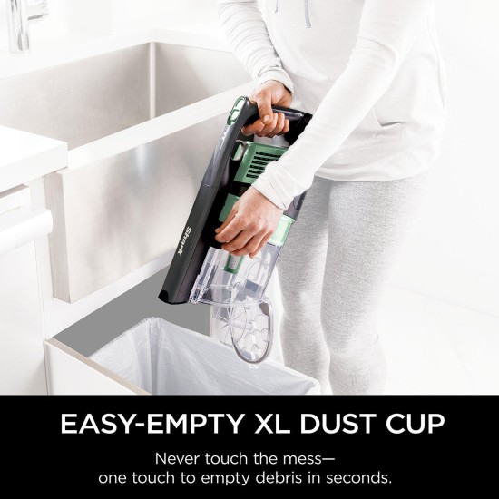  UZ155 XL dust cup with CleanTouch™ Dirt Ejector Pet Cordless Stick Vacuum with PowerFins™ and Self-Cleaning Brushroll