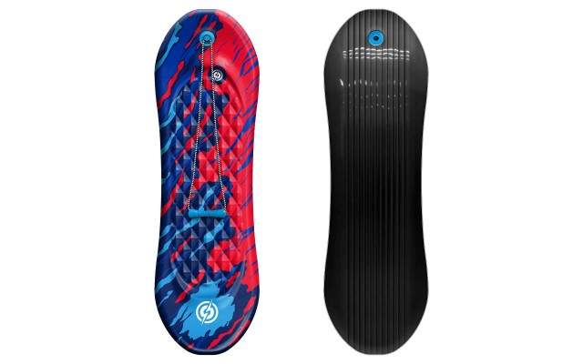  48″ Snowboard Sled, Red/Blue