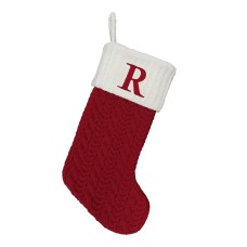 St. Nicholas Square Monogram Christmas Stocking