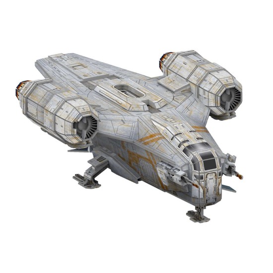Star Wars Mandalorian Super Detailed 3D Model Kit Puzzle Twin Pack – Razor Crest and Sandcrawler