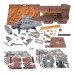 Star Wars Mandalorian Super Detailed 3D Model Kit Puzzle Twin Pack – Razor Crest and Sandcrawler