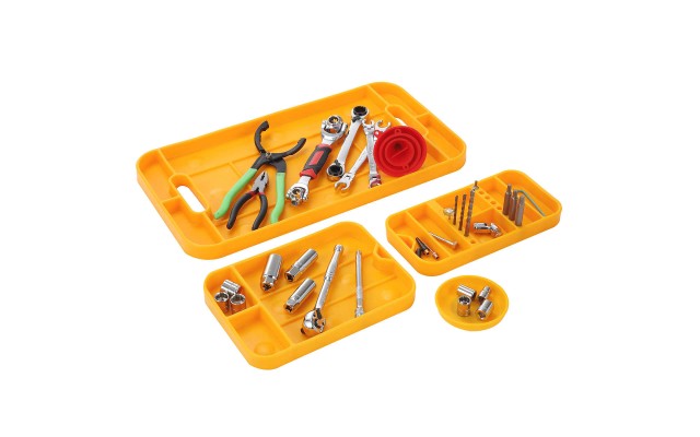  Super Grip Flexible Non-slip Anti-static Anti-scratch Tool Tray 4-piece Set