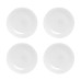  White 9.75 Inch Dinner Plate - 4-Piece Set