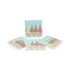 Thirstystone Beach Umbrellas 4-Pc. Coaster Set