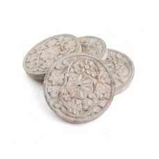 Thirstystone Carved Wood Block Coasters Set Multi