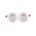  Ceramic Skiers Mugs – Set Of 2 White