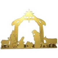 Trans Pac Joy to The World Tea Light votives Nativity