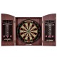  1.5″ Sisal Dartboard with Moveable Scoring Spyder and Cabinet Set