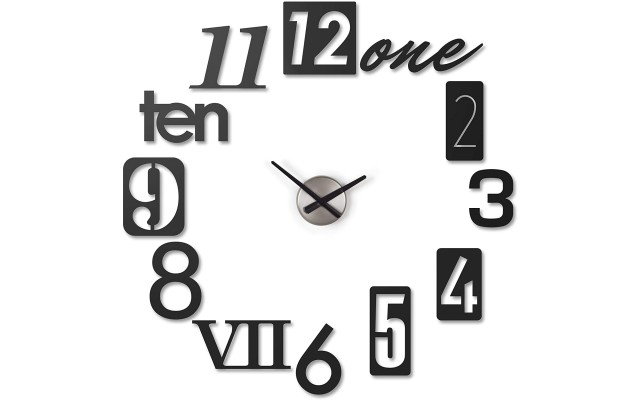 N Modern 3D Wall Clock, 32.25″ x 32.25″