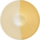  Two-Tone Glass White & Gold Cereal Bowl