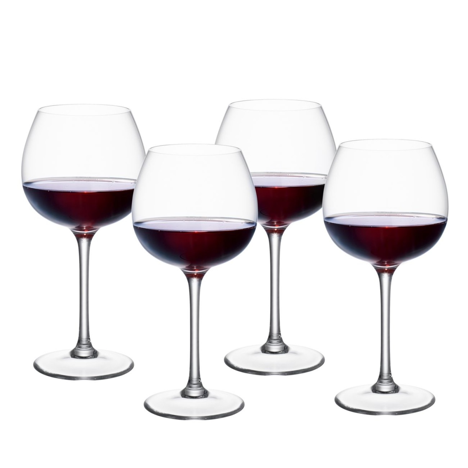 Villeroy And Boch Purismo Red Wine Goblet Full Bodied Glass Set Of 4 1817