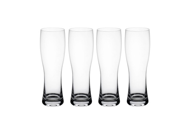 Villeroy & Boch Purismo Wheat Beer Pilsner Glass, Set of 4