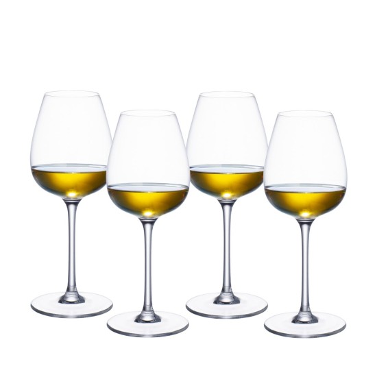 Villeroy & Boch Purismo White Wine Fresh and Rounded Glass, Set of 4