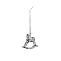 Waterford Silver Ornaments – Rocking Horse