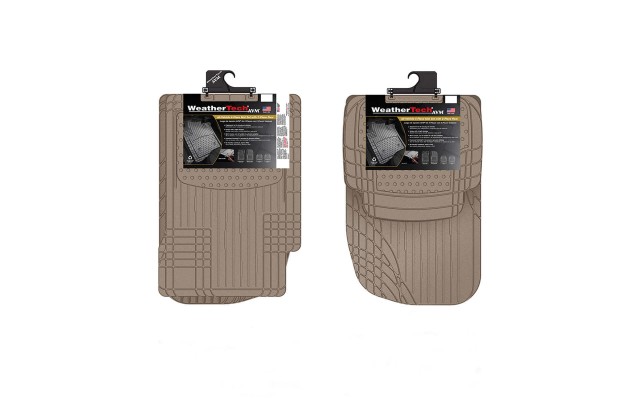  4-piece Trim-to-Fit Car Mats, Tan