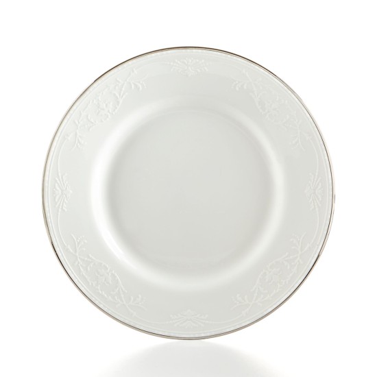  English Lace Appetizer Plate, White