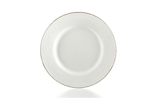  English Lace Appetizer Plate, White