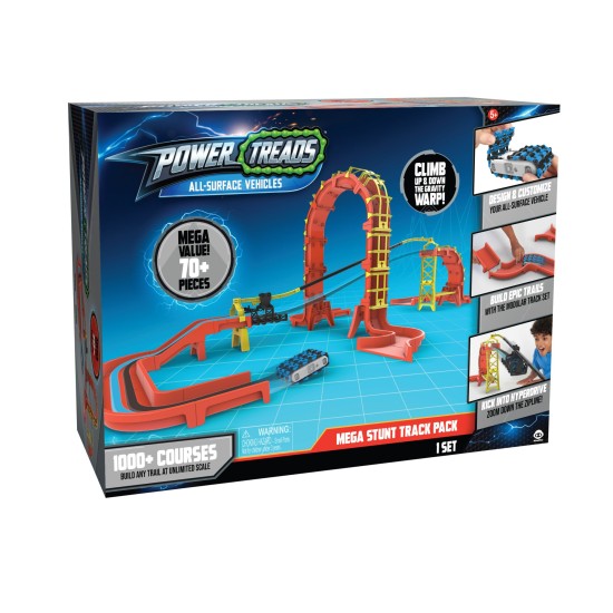 WowWee  70-Pc. Mega Stunt Track Pack Spanning Over 3′ Long