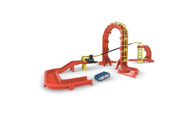 WowWee  70-Pc. Mega Stunt Track Pack Spanning Over 3′ Long
