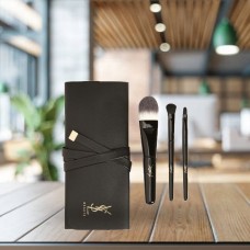 Yves Saint Laurent 3-Piece Brush Kit and Carrying Case Mini Set