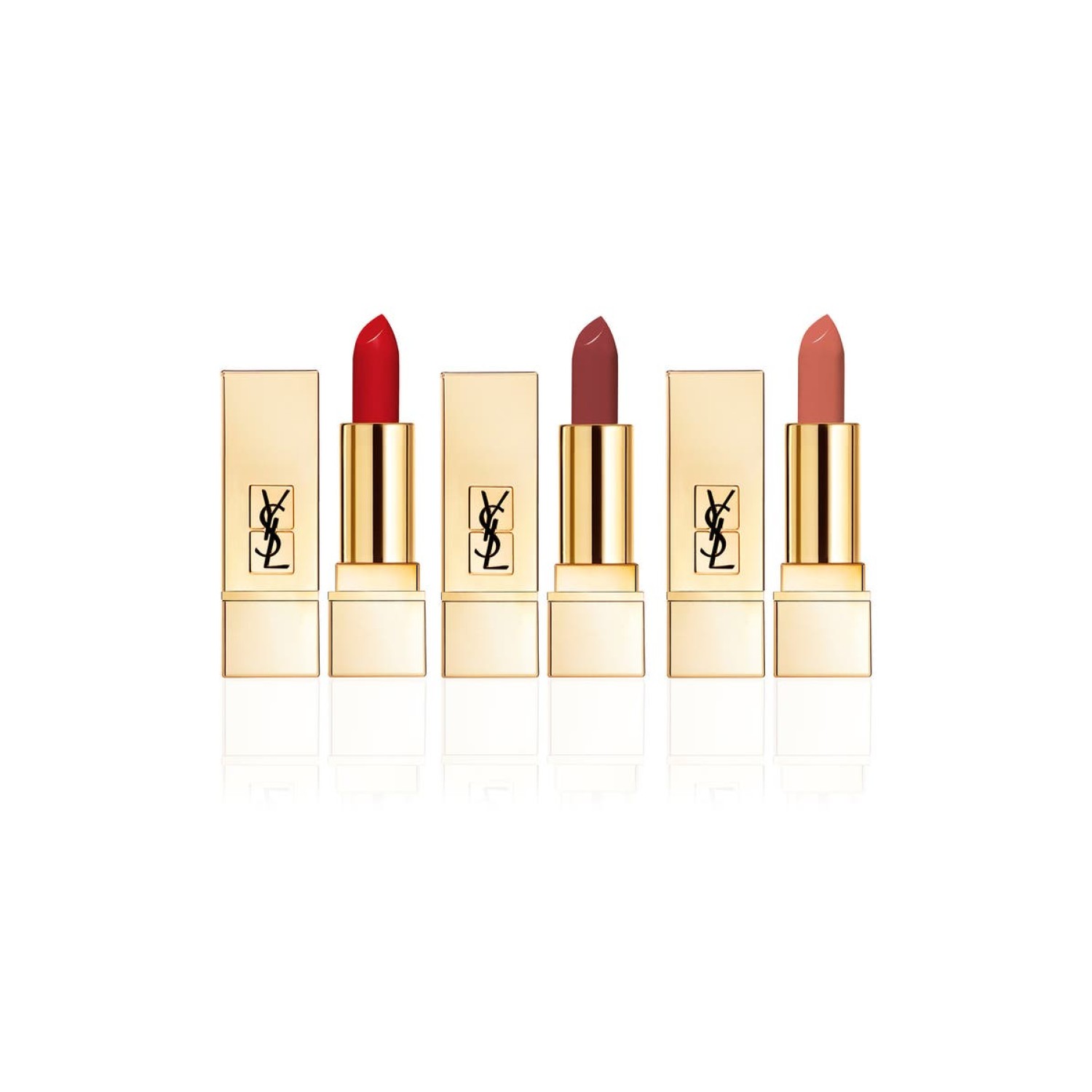 travel size rouge pur couture lipstick trio yves saint laurent