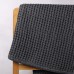  Mill & Thread Thread 4-Piece 100% Cotton Waffle Weave Bath Towel Set, 56” x 32”, Dark Gray