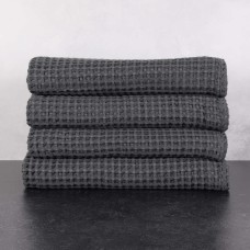 1888 Mills Mill & Thread Thread 4-Piece 100% Cotton Waffle Weave Bath Towel Set56” x 32”
