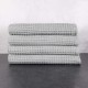  Mill & Thread Thread 4-Piece 100% Cotton Waffle Weave Bath Towel Set, 56” x 32”, Gray