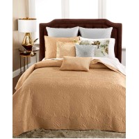 2 X I.N.C International Concepts Home Reflection 14″x20″ Pleated Gold Dust/almond Decorative Pillow (Set of 2)
