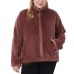  Ladies’ Soft Plush Jacket, Copper, 2X