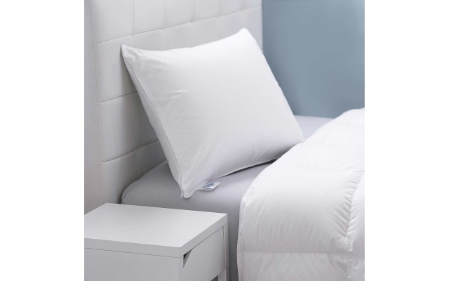  Premium  RDS White Goose Down Fill Pillow, Queen Size
