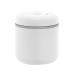 Atmos 3-piece 18/8 Matte White Stainless Steel Finish Vacuum Canisters