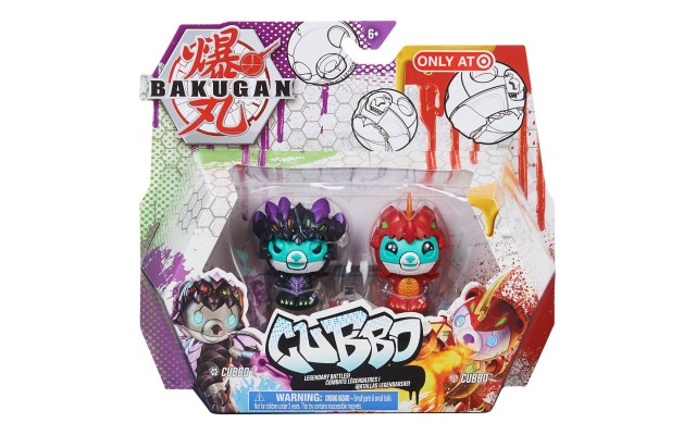 Bakugan Cubbo Figure 2-Pack NEW with box,  Bakucores & Cards