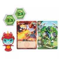 Bakugan Dragonoid Cubbo Pack, 1 Cubbo Bakugan, 2 BakuCores, 1 Accessory, 1 Character Card