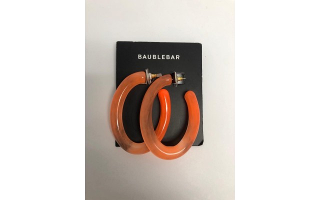  Selenne Oval Hoop Earrings