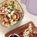  2-Pack Glass Salad Container, Does Not Retain Odors BGLASSAL