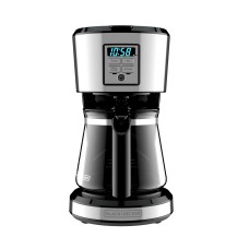 Black and Decker 12 Cup Silver Coffee Maker with Exclusive Vortex Technology