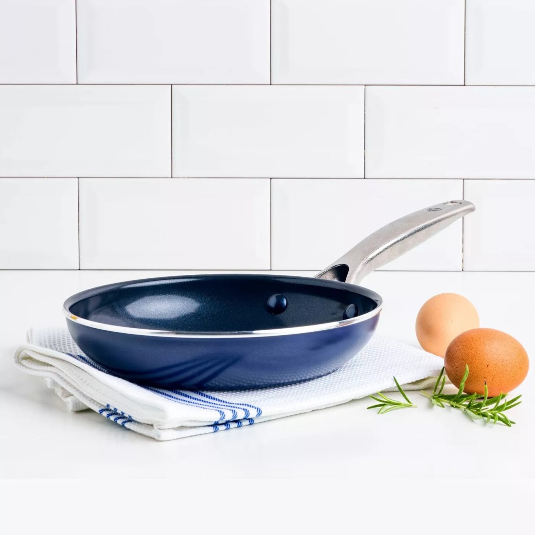 Blue Diamond 8″ Infused Ceramic Nonstick Open Fry Pan