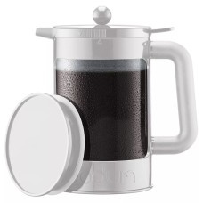 Bodum 12 Cup Bean Cold Brew Coffee Maker 51oz Capacity, White