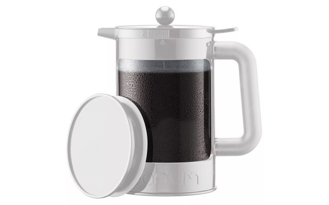  12 Cup Bean Cold Brew Coffee Maker 51oz Capacity, White