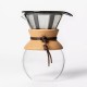  8 Cup / 34oz Pour Over Stainless Steel Filter Coffee Maker