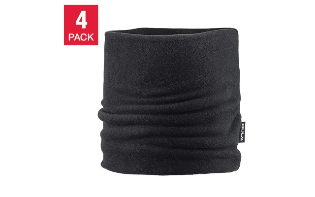  Kid’s Primaloft Fleece 4-Pack Multifunctional Facemasks, Black