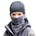  Youth Convertible 4-Way Stretch Primaloft® Brushed Microfleece Balaclava 2-Pack, Gray/Pink