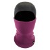  Youth Convertible 4-Way Stretch Primaloft® Brushed Microfleece Balaclava 2-Pack, Gray/Pink